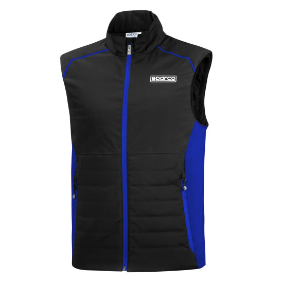Sparco Weste - Schwarz / Hellblau